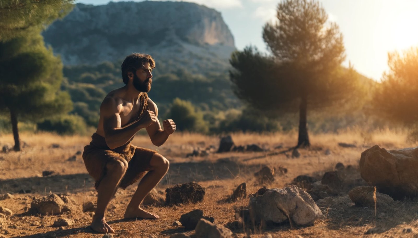 Outdoor workout illustration from the original Healthy Baseline article
